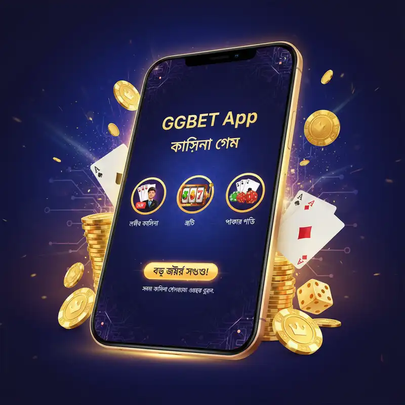 GGBET App ক্যাসিনো গেম ইন্টারফেস