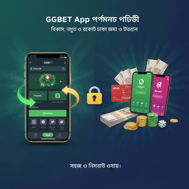GGBET App পেমেন্ট পদ্ধতি বিকাশ নগদ রকেট